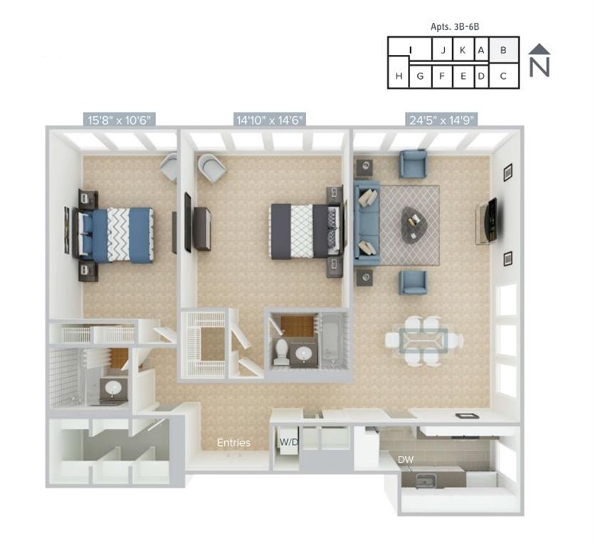 B6-B-Classic floor plan