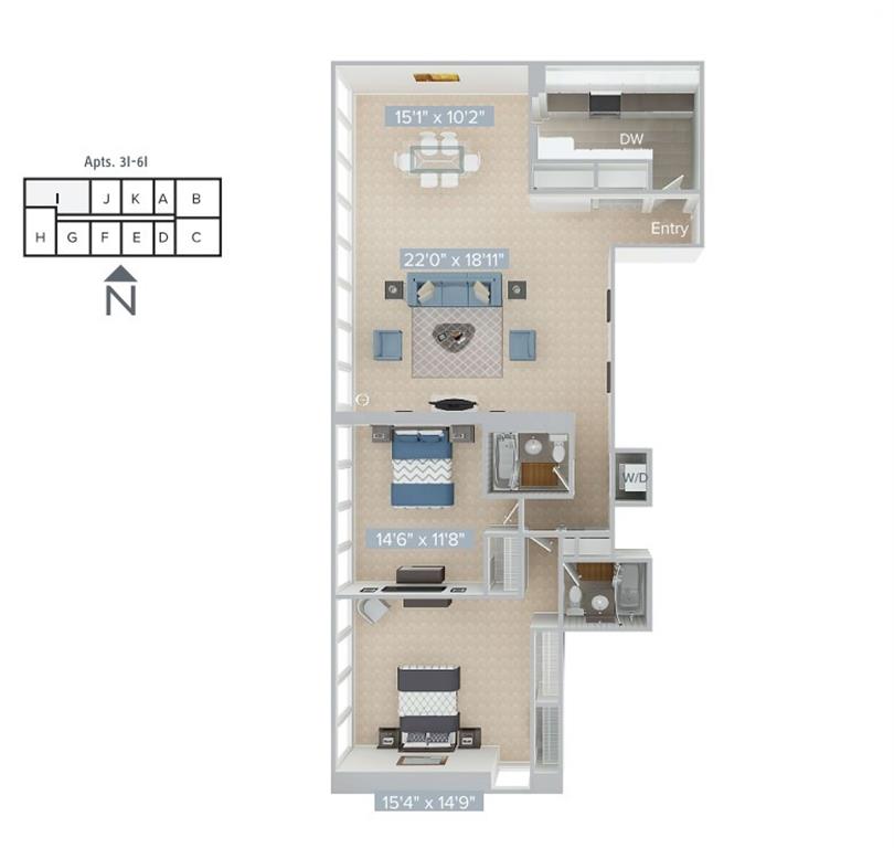 B8-I-Classic floor plan