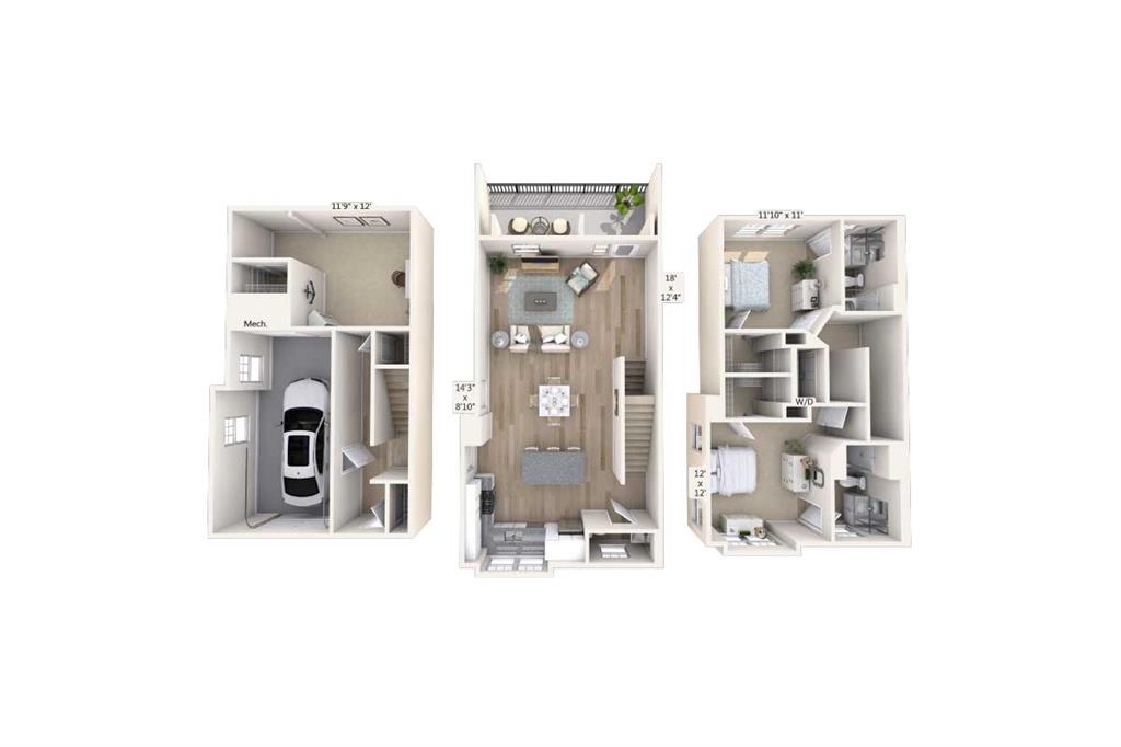 B4T-2312 floor plan