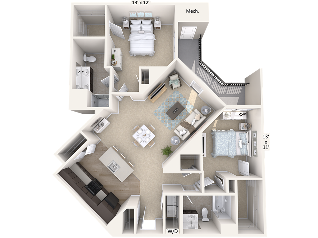 B5-1315-Black floor plan