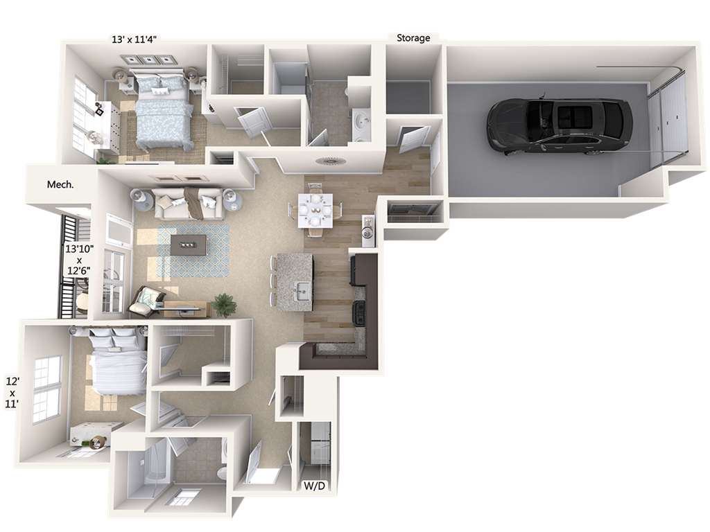 B9-1241sq-2-Black floor plan