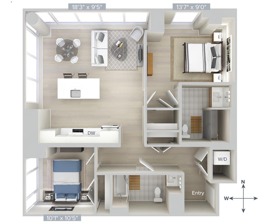 B2-1064-HC-Sig floor plan