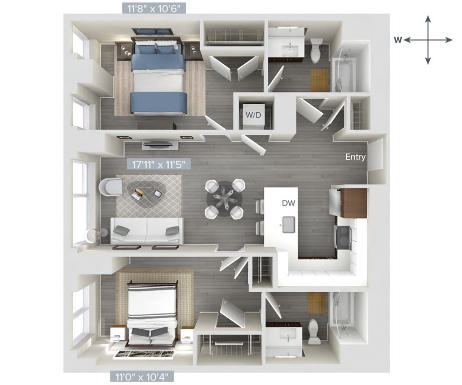 B3-1065-1073 floor plan