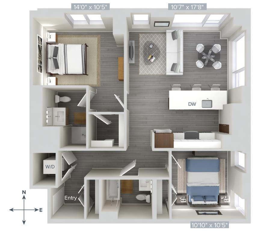 B4-1081 floor plan