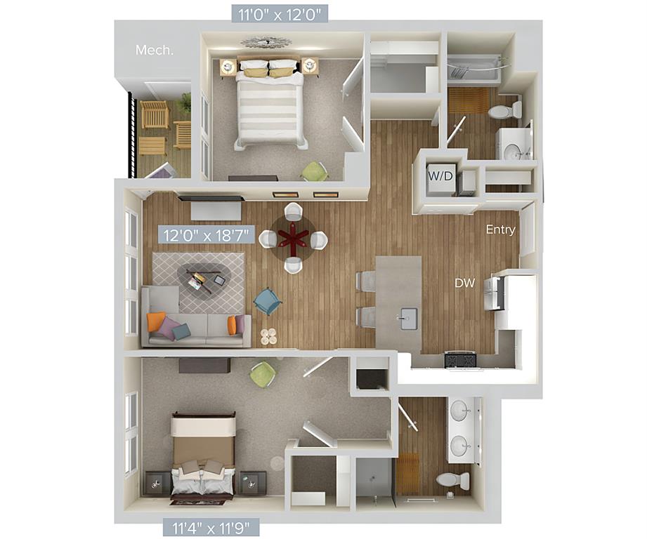 B2-A floor plan
