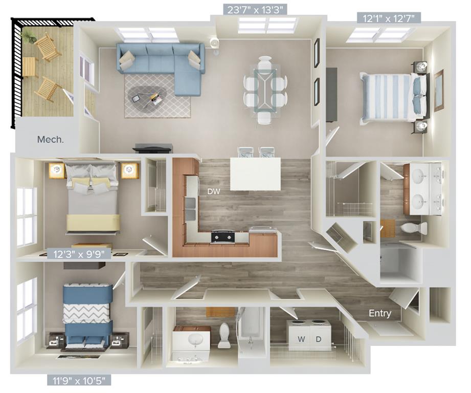 C1-1397 floor plan