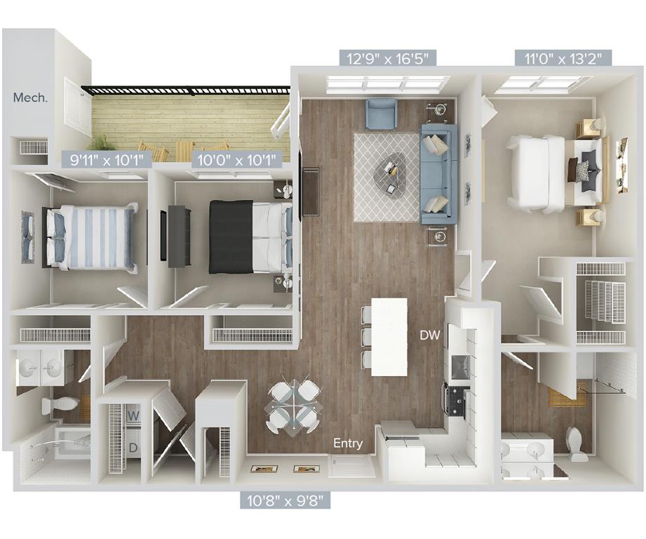 CM1 floor plan