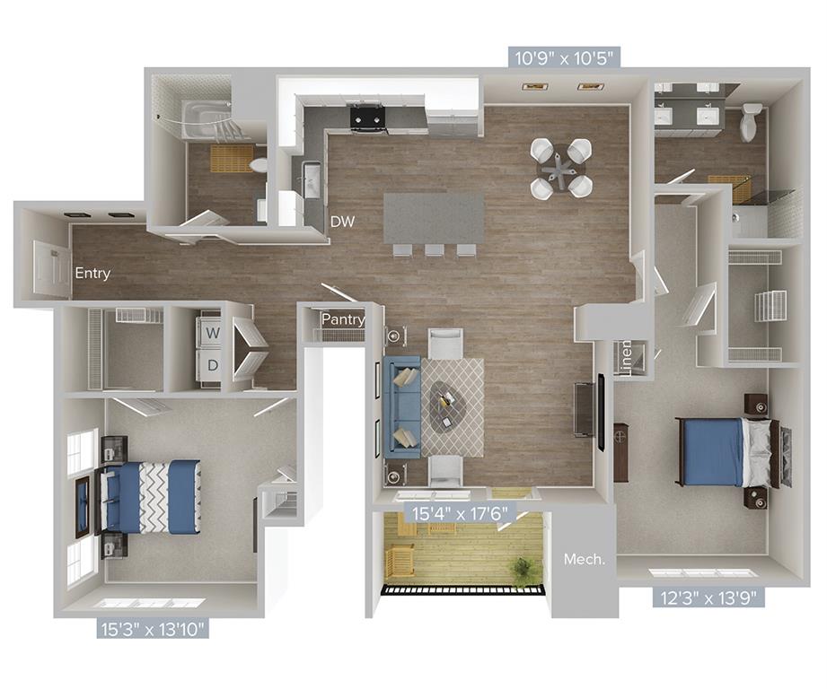 B2-1221 floor plan