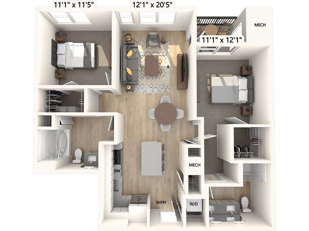 B2 floor plan