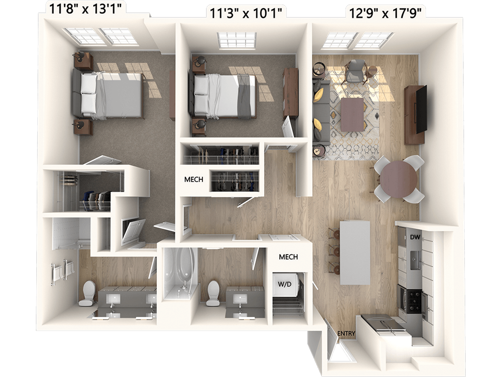 B6 floor plan