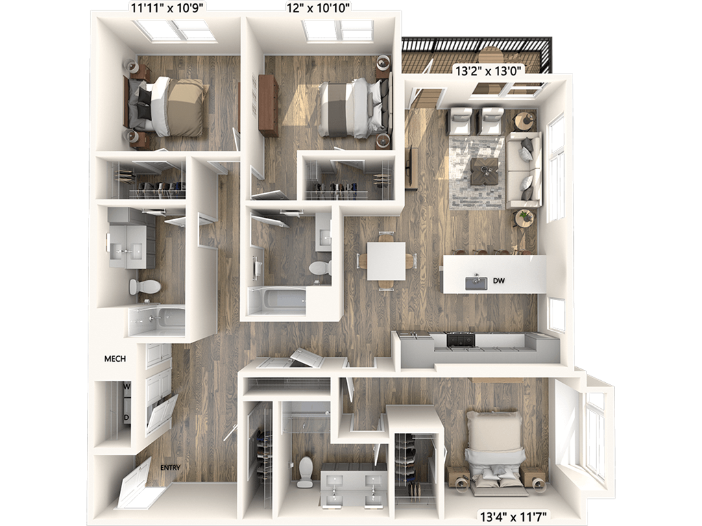C3-1549sf floor plan