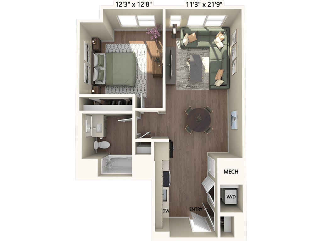 A3-738-2 floor plan