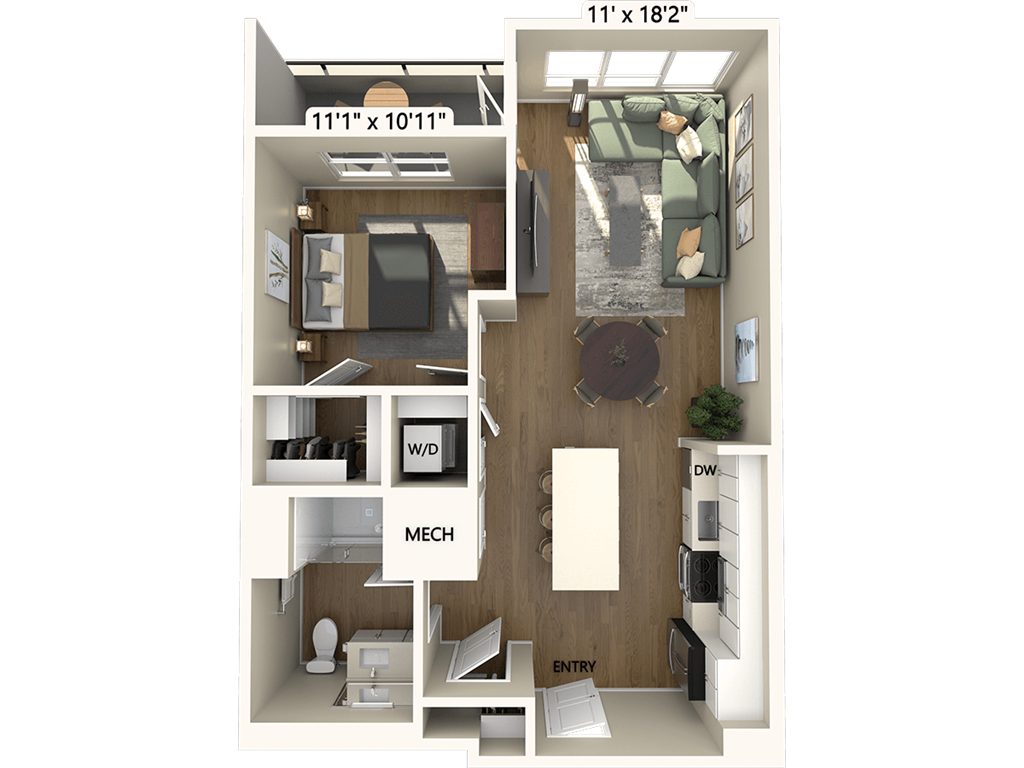 A2-694-1-1 floor plan