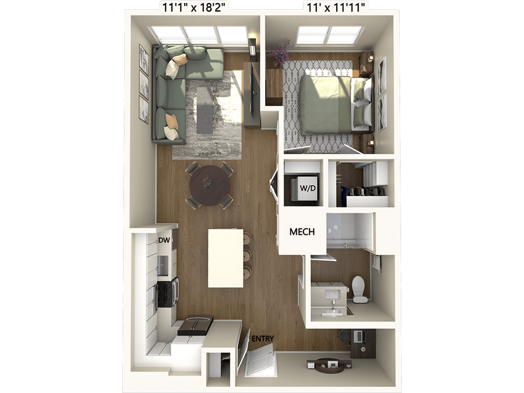 A1D-745-1 floor plan