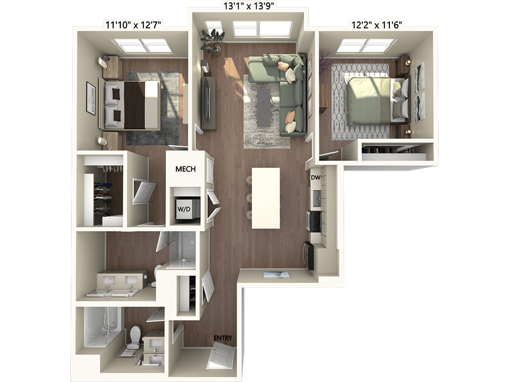 B4-1122-2 floor plan