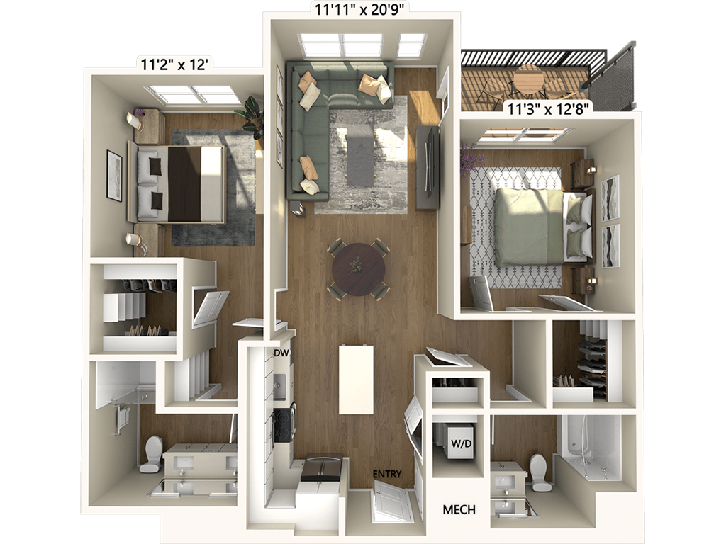 B1-1089-1 floor plan