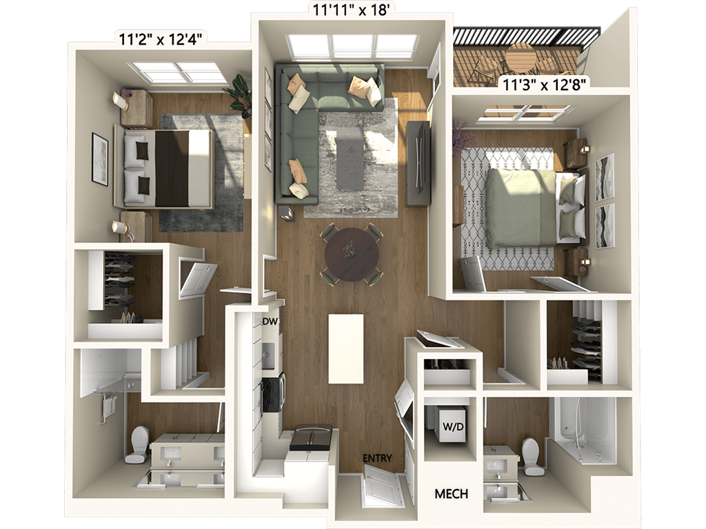 B1-1062-1 floor plan