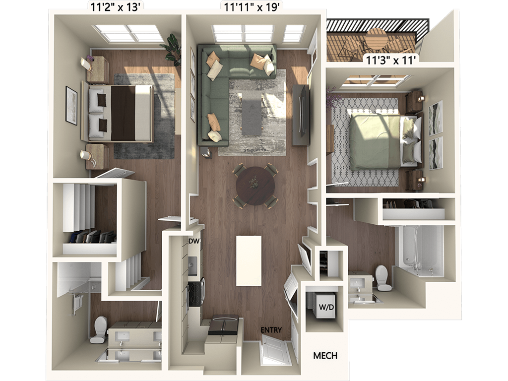 B1-1042-2 floor plan