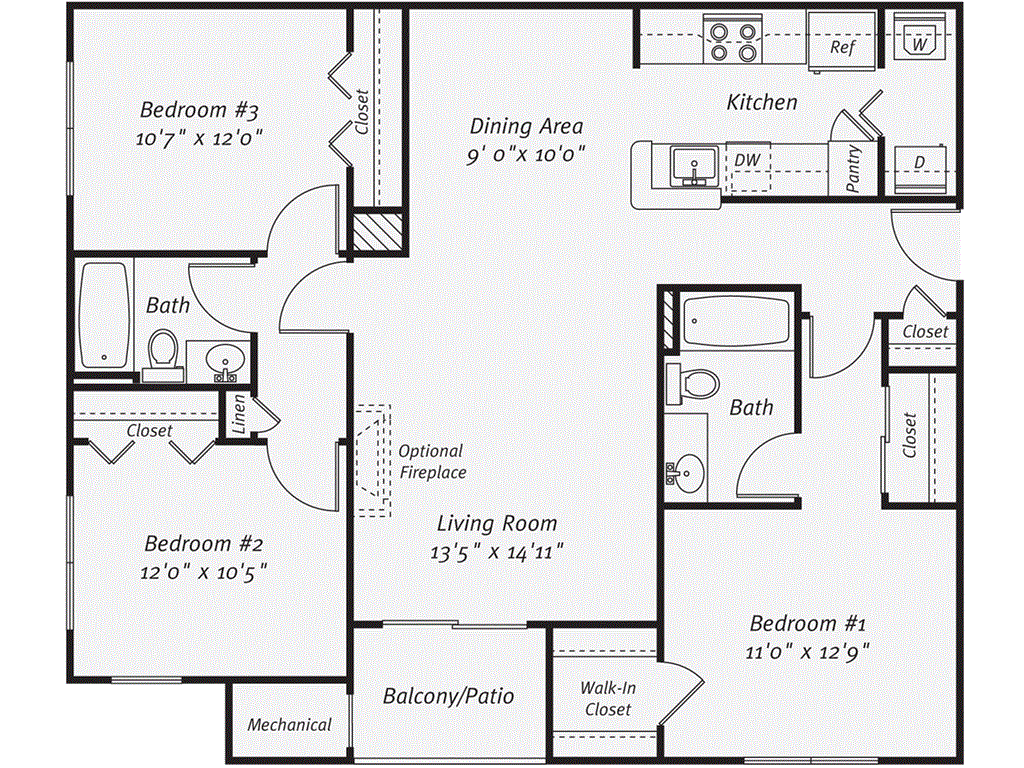 C1 floor plan