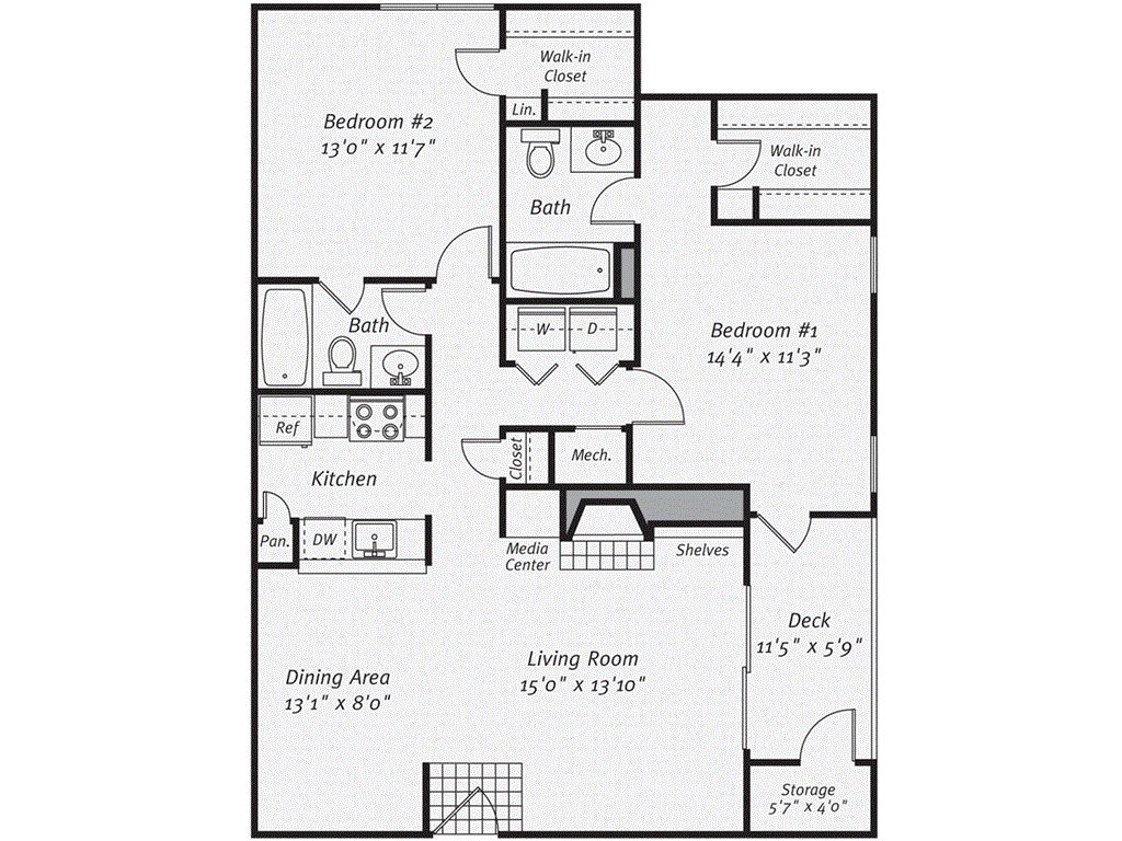 B2 floor plan