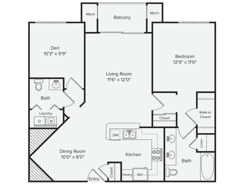 A4P floor plan