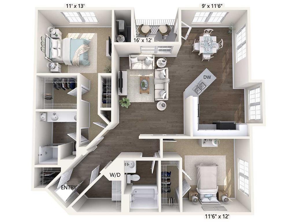 B3B floor plan