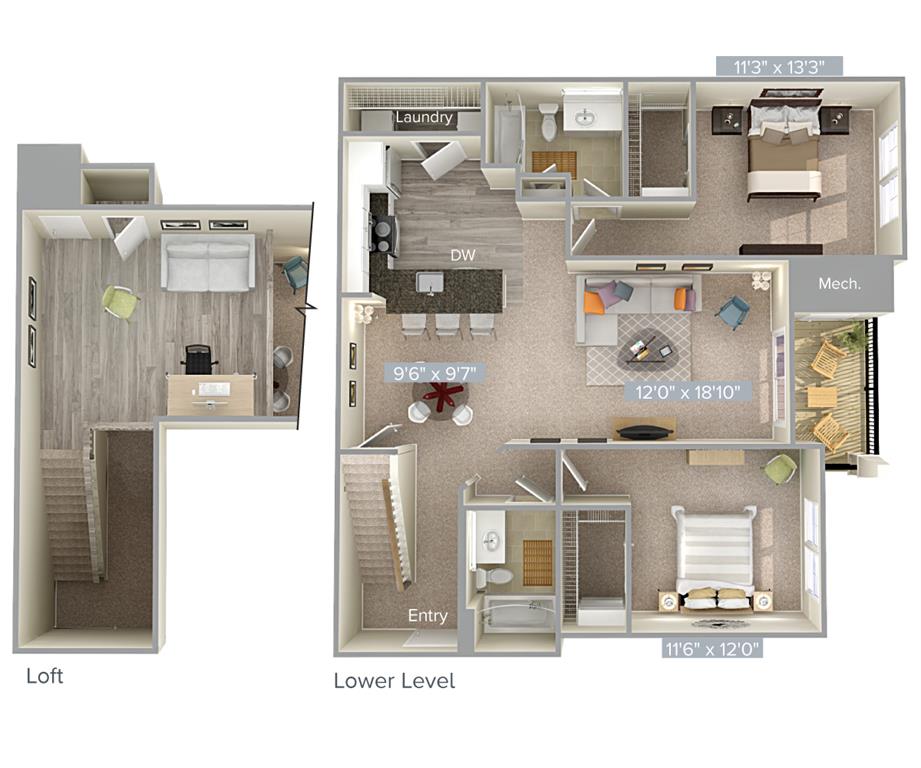 B1L-1-1387 floor plan