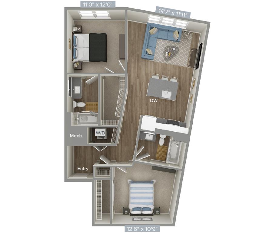 A16D floor plan