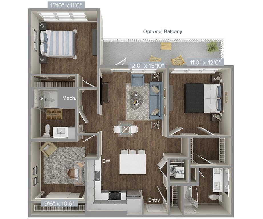B13D-2 floor plan