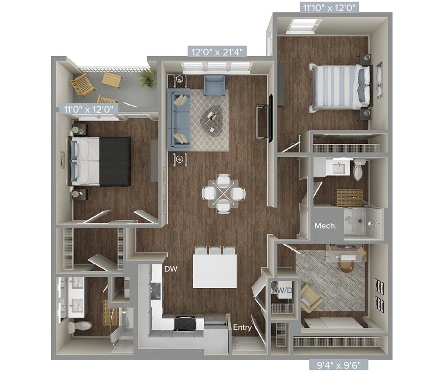 B16D-2 floor plan