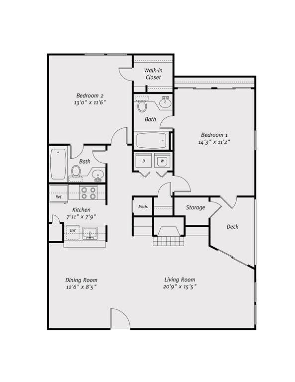 B2-Extended-Living floor plan