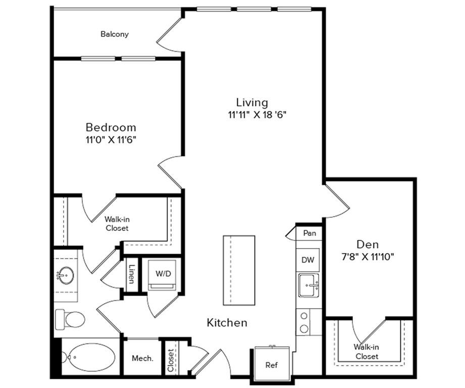 A1D-876 floor plan