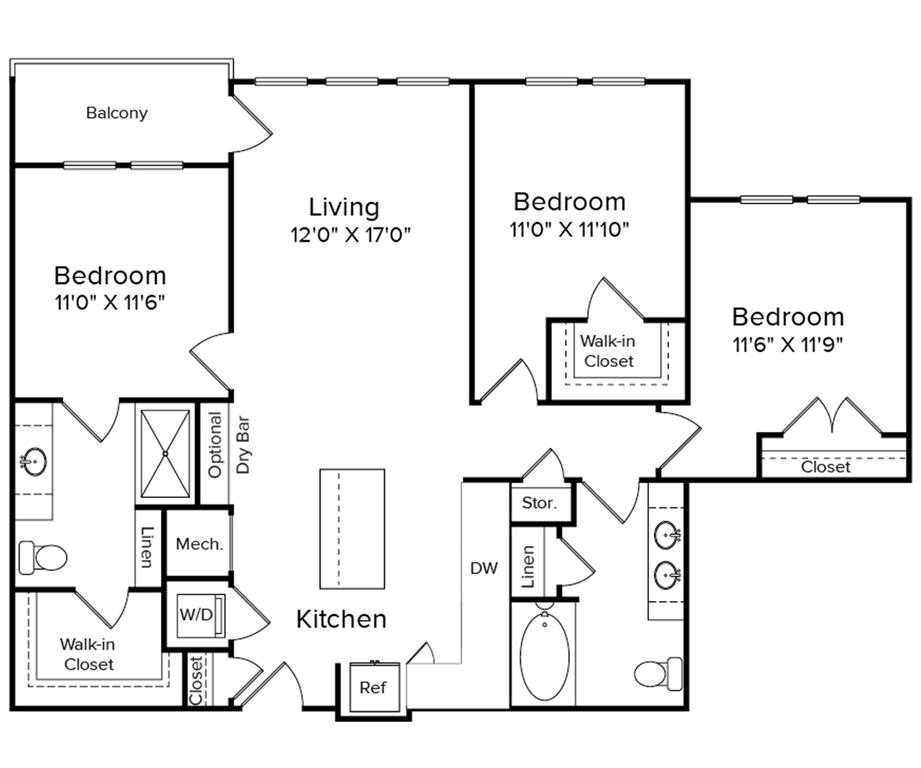 C1-1265 floor plan