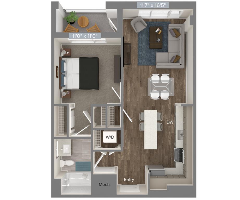 A2-702s-U-1707 floor plan