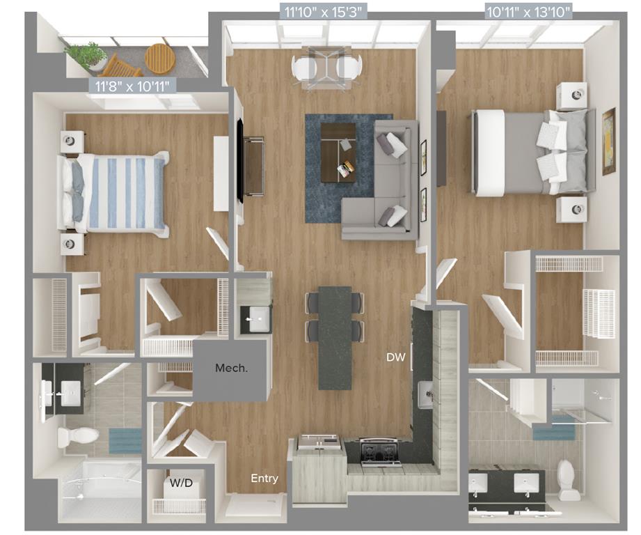 B1-1071sf-S floor plan