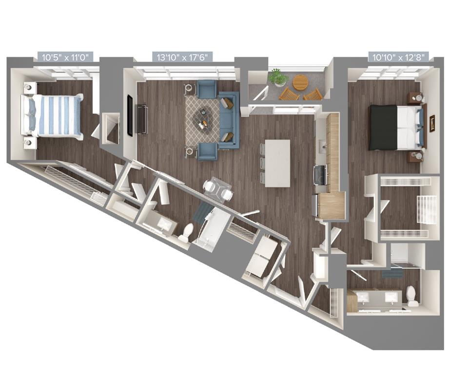 B4-1188sf-2 floor plan