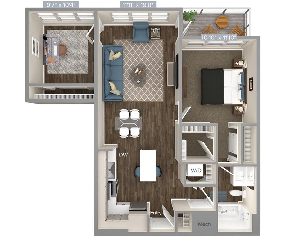 AM15D-D1-820 floor plan