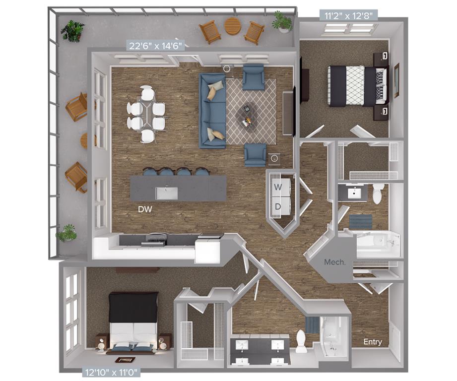 BM15-D2-1242 floor plan