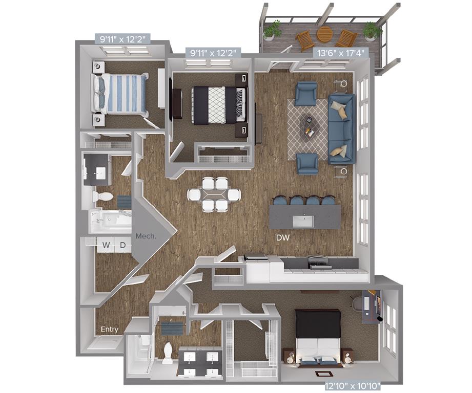 CM05-D2-1335 floor plan