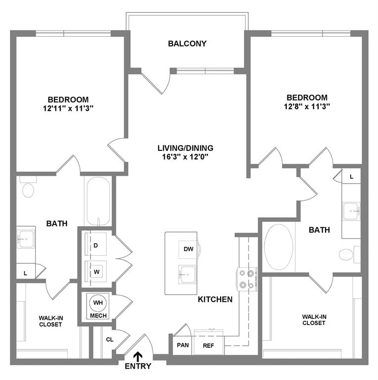 B4-1170 floor plan