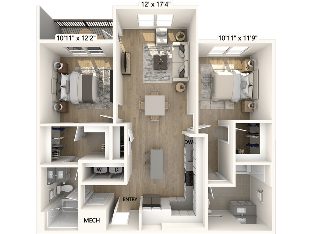 B1 - ADA - Design Collection I floor plan