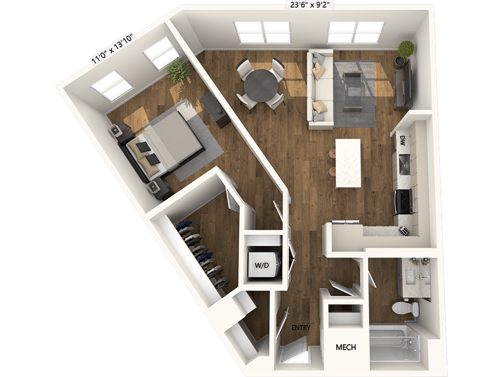 A11-874sf-FinishIV floor plan