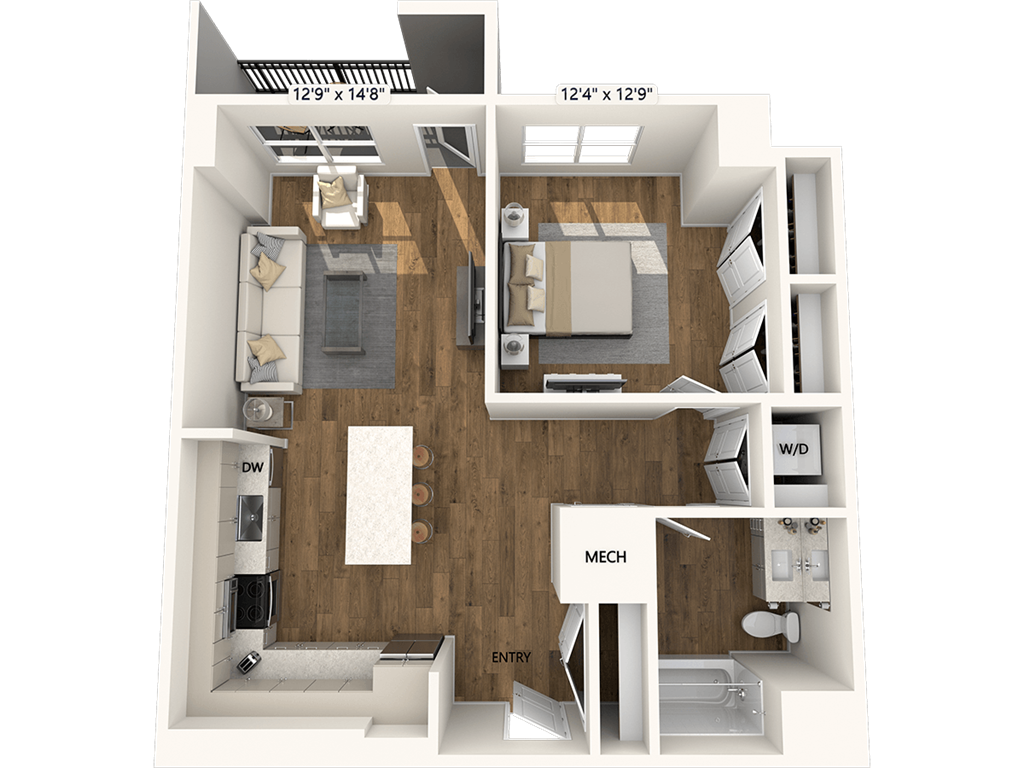 A8-823sf-FinishIV floor plan