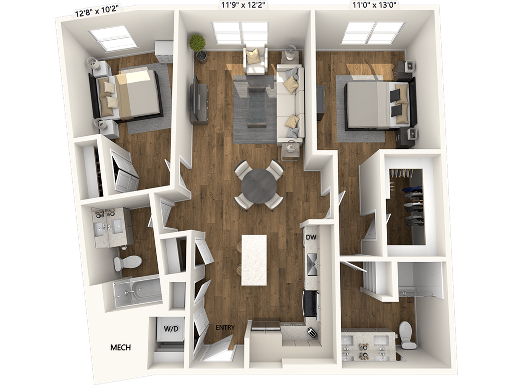 B6-1172sf-FinishIV floor plan