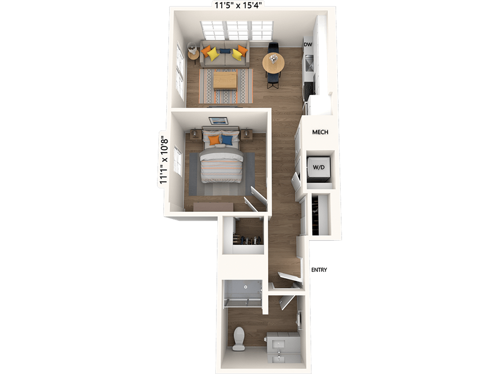 A1-Scheme II floor plan