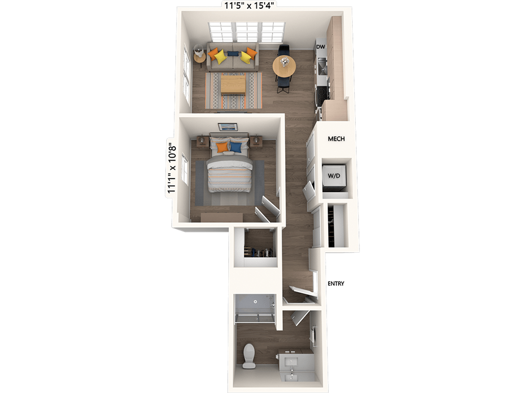 A1-Scheme III floor plan
