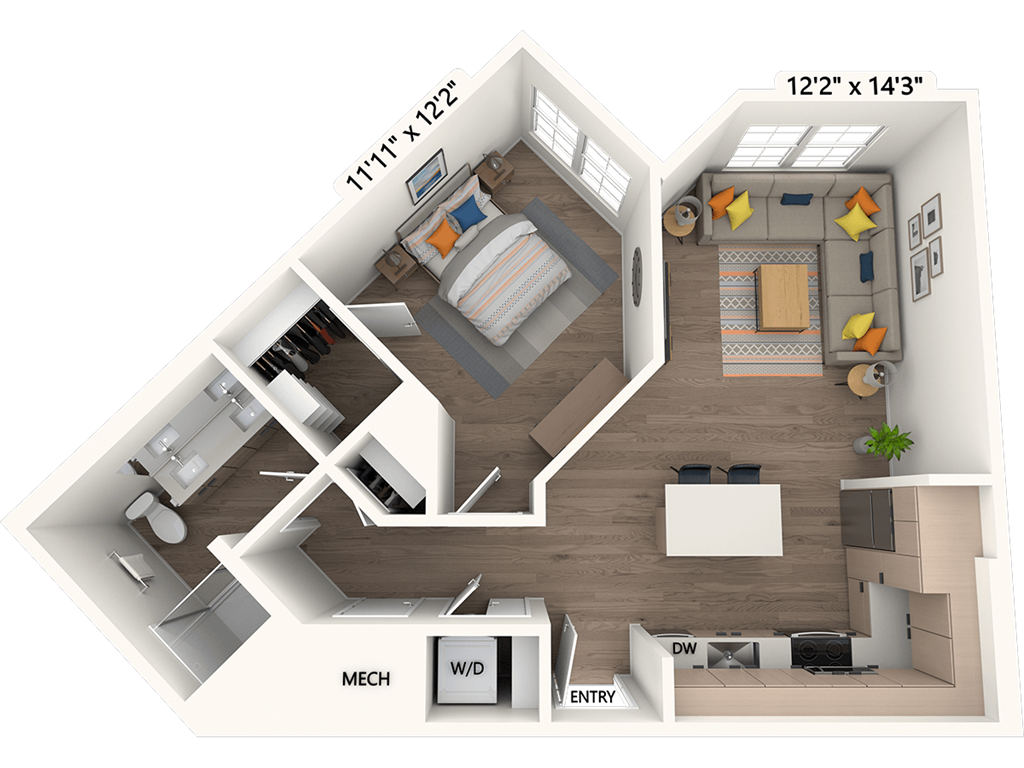 AM12-M-Scheme III floor plan