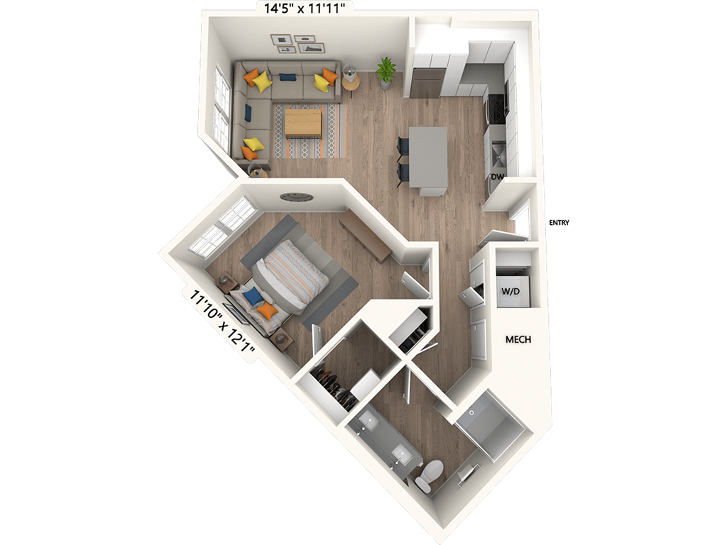 AM12.1-M-Scheme II floor plan
