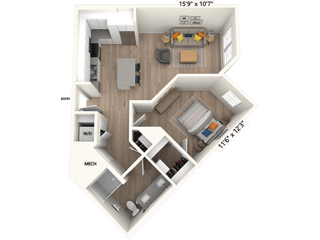 AM12.2-M-Scheme II floor plan