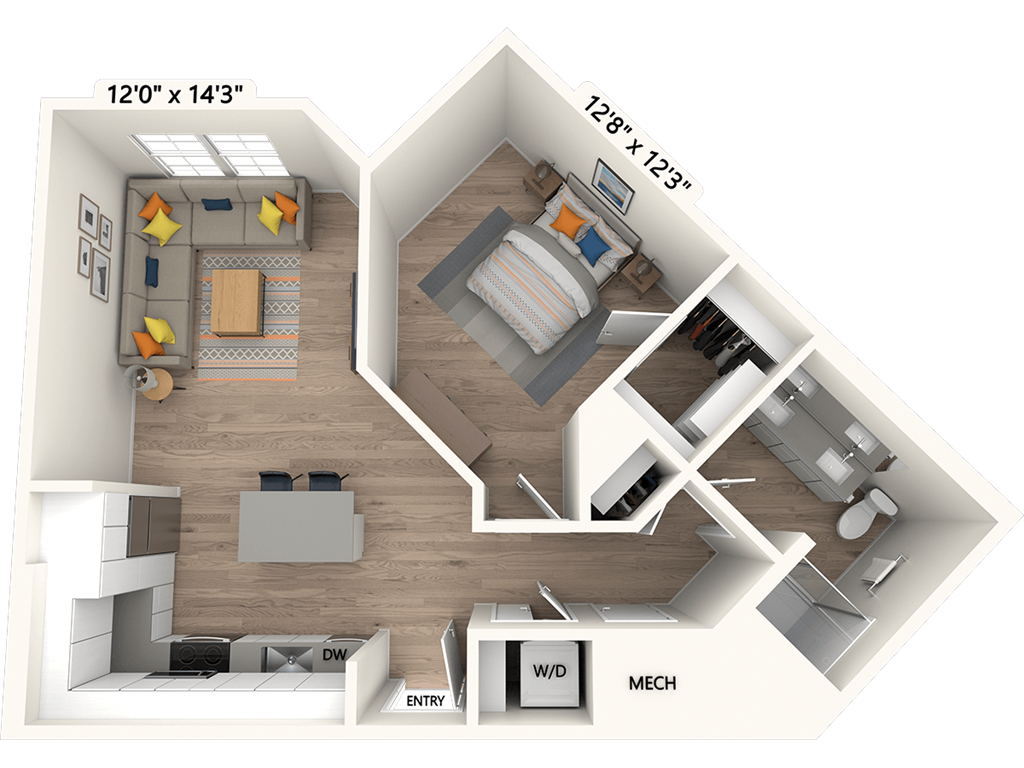 AM12.5-M-Scheme II floor plan